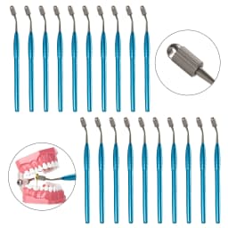 1-20Pcs Dental Endodontic Endo File Holder K-Files Handle Hand UseStainless Steel Root Canal Tool Ergonomic Grip Autoclavable