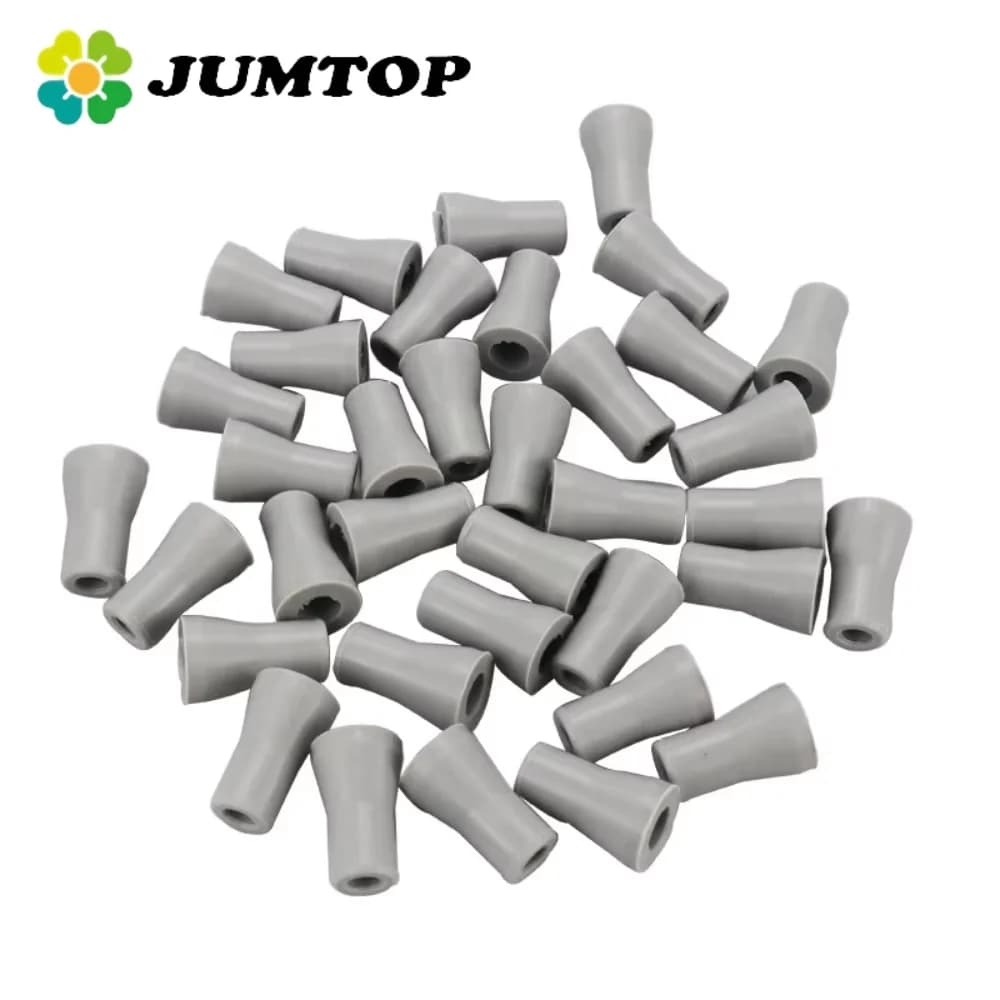 JUMTOP 10Pcs Dental Saliva Ejector Weak Suction Rubber Snap Tip Adapter Replacement Dental Chair Unit Accessories