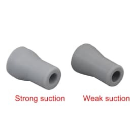 JUMTOP 10Pcs Dental Saliva Ejector Weak Suction Rubber Snap Tip Adapter Replacement Dental Chair Unit Accessories