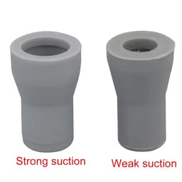 JUMTOP 10Pcs Dental Saliva Ejector Weak Suction Rubber Snap Tip Adapter Replacement Dental Chair Unit Accessories