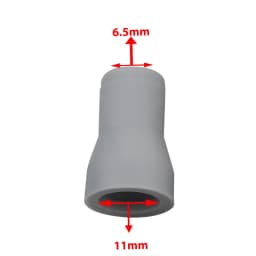 JUMTOP 10Pcs Dental Saliva Ejector Weak Suction Rubber Snap Tip Adapter Replacement Dental Chair Unit Accessories