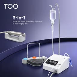 TOQ LED Dental Mini Implant Motor With 8 Programs Portable Professional Surgical Brushless Machine Motor For 20:1/4:1/1:4:2