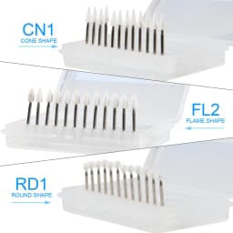Dental Lab Composite Polishing Kit RA /HP 2.35MM Burs Drills FG 1.6mm FL2/CN1/RD1 Polisher Mixed Teeth Dental Tools
