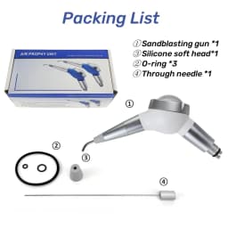 JUMTOP Dental Air Prophy Polisher Teeth Irrigator Calculus Remover Sandblasting Gun Air Sandblaster