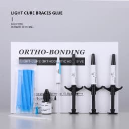 Dental Braces Glue Adhesivos Orthodontic Universal Light-Cure For Bracket Tube Crystal DecorationTeeth Glue Braces Kit With Glue