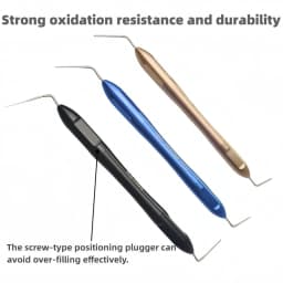 JUMTOP Dental Endodontic Hand Plugger Gutta Percha Root Canal Vertical Filling Instrument Tools