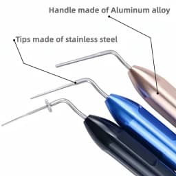 JUMTOP Dental Endodontic Hand Plugger Gutta Percha Root Canal Vertical Filling Instrument Tools