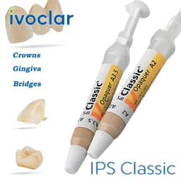 2PCS Ivoclar Vivadent IPS Classic V Opaquer Paste 3g Syringe A1-D4 Dental Lab Metal Ceramic Opaque Material