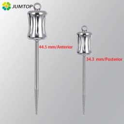 JUMTOP Dental Broken Root Drill Apical Root Fragments Remnant Extractor Stainless Steel Tooth Extraction Screw Dentistry Tools