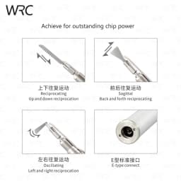 Dental Surgical Saw Handpiece Reciprocating Swing Bone Cutting Handpiece Reciprocating Saw Blade for Dental Bone