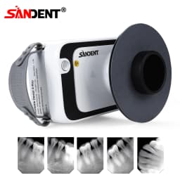 SANDENT Wireless Dental Portable Handheld X-ray Machine with Scatter Shield Protective Ring Kit