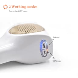 JUMTOP Portable Dental Tooth Dryer, Built-in High Brightness LED Light
