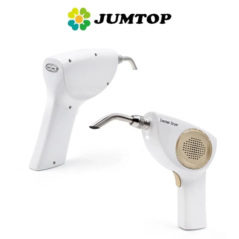 JUMTOP Portable Dental Tooth Dryer, Built-in High Brightness LED Light