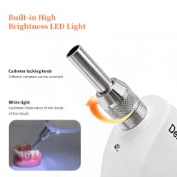 JUMTOP Portable Dental Tooth Dryer, Built-in High Brightness LED Light