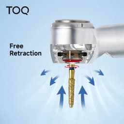 Dental X1L LED High Speed Handpiece Torque Head Air Turbine E-Generator Ceramic Bearing Dentist Tips Triple Water Spray 2/4 Hole