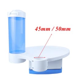 JUMTOP Dental Chair Mounted Tray with Tissue Box Disposable Cup Holder Storage Unit Dental Chair Scaler Tray Placed