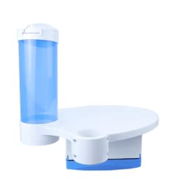 JUMTOP Dental Chair Mounted Tray with Tissue Box Disposable Cup Holder Storage Unit Dental Chair Scaler Tray Placed