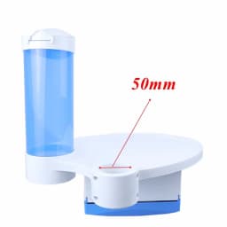 JUMTOP Dental Chair Mounted Tray with Tissue Box Disposable Cup Holder Storage Unit Dental Chair Scaler Tray Placed