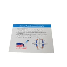 JUMTOP 1 Set Dental Posterior Teeth Aesthetic Printing Mould Kit Light Cure Composite Restoration Filling Tools
