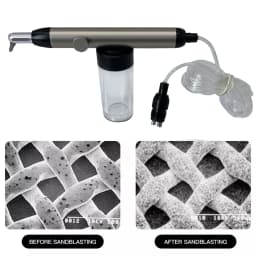 2/4Hole Dental Aluminum Oxide Micro blaster Air Abrasion Polish Microetcher Sandblaster With/No Water