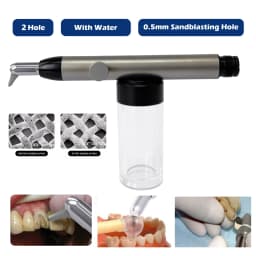 2/4Hole Dental Aluminum Oxide Micro blaster Air Abrasion Polish Microetcher Sandblaster With/No Water