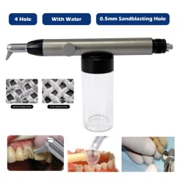 2/4Hole Dental Aluminum Oxide Micro blaster Air Abrasion Polish Microetcher Sandblaster With/No Water