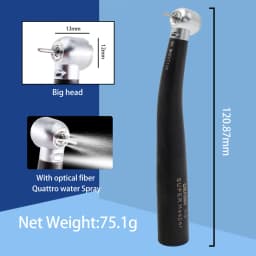 DEASIN K9B Dental Fiber Optic High Speed Handpiece, Torque Head, Air Turbine with Ceramic Bearing, Compatible with KaVo Multifle