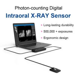 JUMTOP Digital X-ray Dental Sensor Radiography Intraoral Imaging System Fast Transmission Small/Big Size