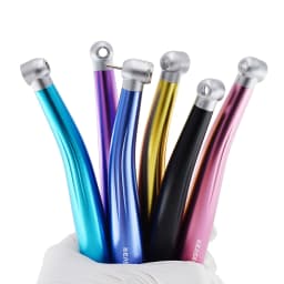 Dental High Speed Handpiece Colorful Push Button Air Turbine Large Torque Dentistry Handpiece for Teeth Cutting 2/4Hole Tool