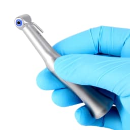 JUMTOP Dental Implant Contra Angle 20:1 Reduction Low Speed Handpiece Push Button Chuck External Spray Implant Handpiece