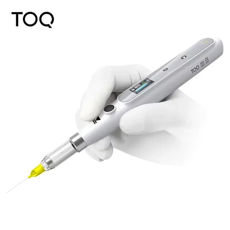 Dental Oral Anesthesia Injector Portable Painless Wireless Local Anesthesia with Operable LCD Display Chargeable & Suction Back