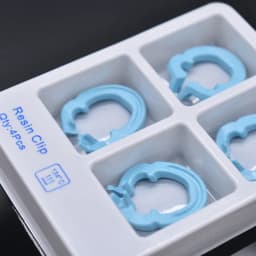 4Pcs/Set Dental Resin Clamping Ring Separator Ring Sectional Contoured Matrices Holder Matrix Autoclavable Fixed Clamp