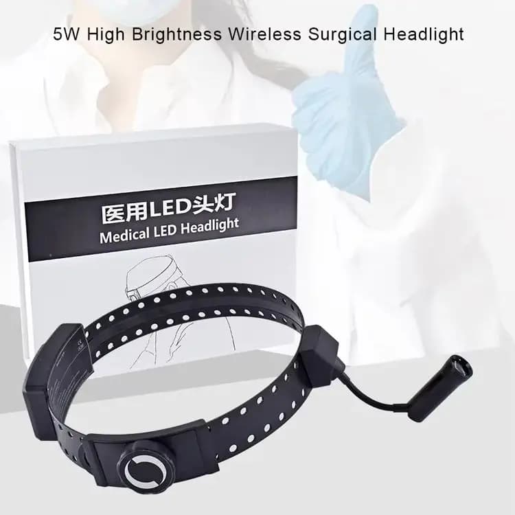 DEASIN 5W Surgical Light Dental LED Headlamp Head Band Portable Medical Front Light Oral Lamp Light Dentist Tools Dentistry