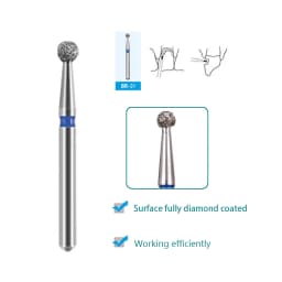 10Pcs Dental Diamond Burs Dril for High Speed Handpiece FG 1.6mm Bur Laboratory Grinding Polishing Tools Dentistry Material