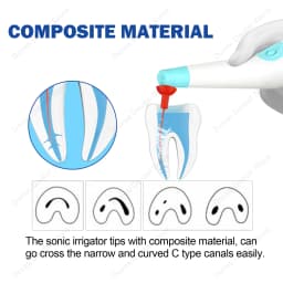 30pcs Dental Sonic Irrigator Tips Endoactivator Tips Root Canal Treatment Activator Endodontic Irrigation Dentistry Endo Dental