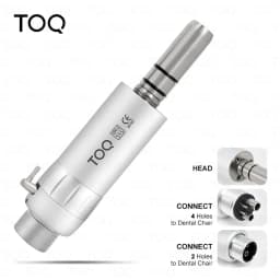 New Dental Slow Low Speed Air Motor Micromotor 2/4 Hole Connector Fit E Type Contra Angle and Straight Handpiece