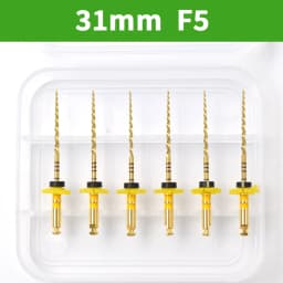 Glin 6 PCS/Pack Dental Flexible Golden Files Heat Activated Endodontic Files Root Canal Treatment Tools For Dentist