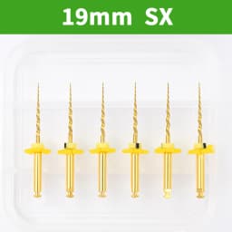 Glin 6 PCS/Pack Dental Flexible Golden Files Heat Activated Endodontic Files Root Canal Treatment Tools For Dentist