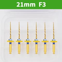 Glin 6 PCS/Pack Dental Flexible Golden Files Heat Activated Endodontic Files Root Canal Treatment Tools For Dentist
