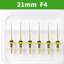 Glin 6 PCS/Pack Dental Flexible Golden Files Heat Activated Endodontic Files Root Canal Treatment Tools For Dentist