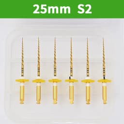 Glin 6 PCS/Pack Dental Flexible Golden Files Heat Activated Endodontic Files Root Canal Treatment Tools For Dentist