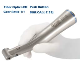 Dental LED Handpiece 1:4.2 45 ° Inner/externa sprayl/1:1/1:5 Increasing Contra Angle Surgical Fiber Optic ceramic bearing