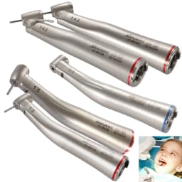 Dental LED Handpiece 1:4.2 45 ° Inner/externa sprayl/1:1/1:5 Increasing Contra Angle Surgical Fiber Optic ceramic bearing