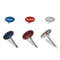 Dental Polishing Wheel Discs Kit RA 2.35mm for Composite Polishing Diamond 14mm Wheel kit 6pcs /Pack