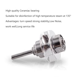 Dental Cartridge Dentist Rotor For DEASIN K9 fiber optic LED Push Button Torque Head High Speed Handpiece Only