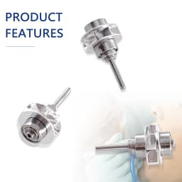 Dental Cartridge Dentist Rotor For DEASIN K9 fiber optic LED Push Button Torque Head High Speed Handpiece Only