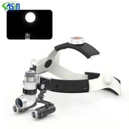 Dental Original KWS 4X 5X 6X LED Surgical Binocular Magnifier Loupes Magnifier 420mm Medical Surgica Dental Headlamp