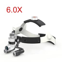 Dental Original KWS 4X 5X 6X LED Surgical Binocular Magnifier Loupes Magnifier 420mm Medical Surgica Dental Headlamp
