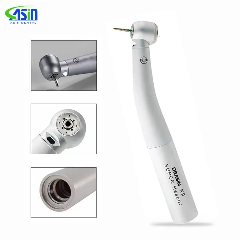 Dental KV 9000 Type Dental High Speed Fiber Optic LED Turbine Handpiece For KAVO Coupler 2/4/6 Hole Connector Dental Tools