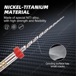 Glin Dental Super D Retreatment Files For Root Canal Treatment Endodontic Files Rotary Files D1-D3 Dentistry Instrument